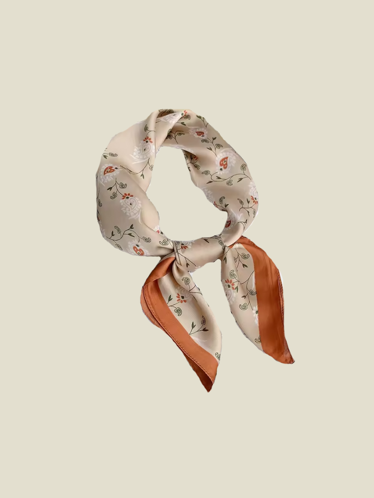 Scarf Valerie Beige Paisley