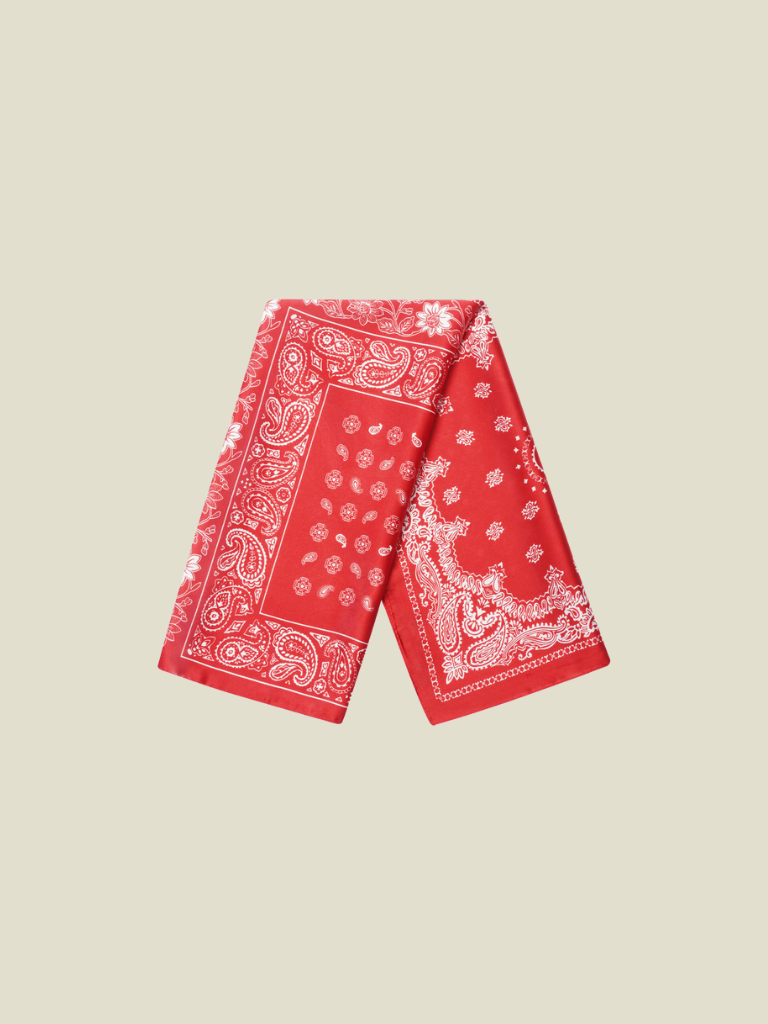 Scarf Valerie Red Paisley