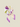 Scarf Valerie White Purple Flowers