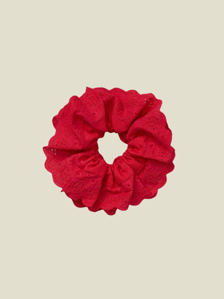 Scrunchie Musa Anglaise Salsa Red