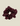 Scrunchie Hearted Polkadot Burgundy