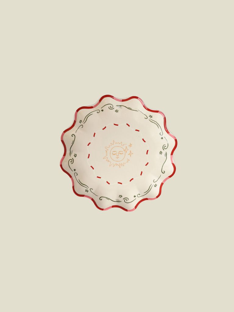 Serving Plate Sun Small