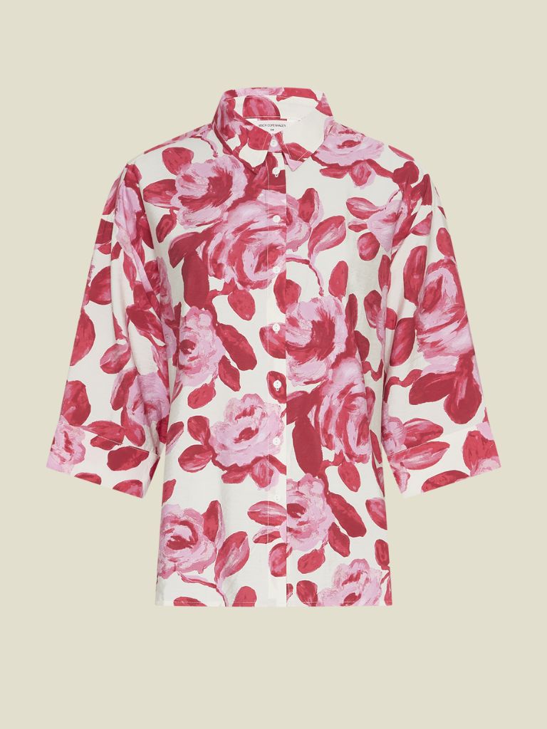 Shirt Edrina Red Rose Flower
