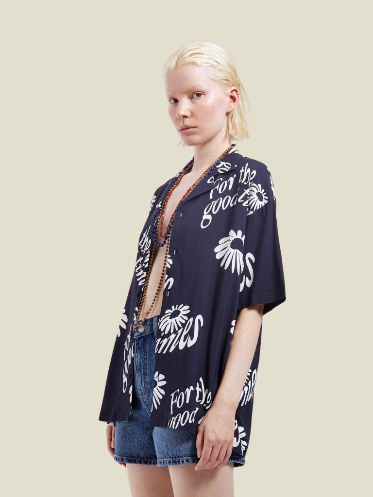 Shirt Madi Navy Flower