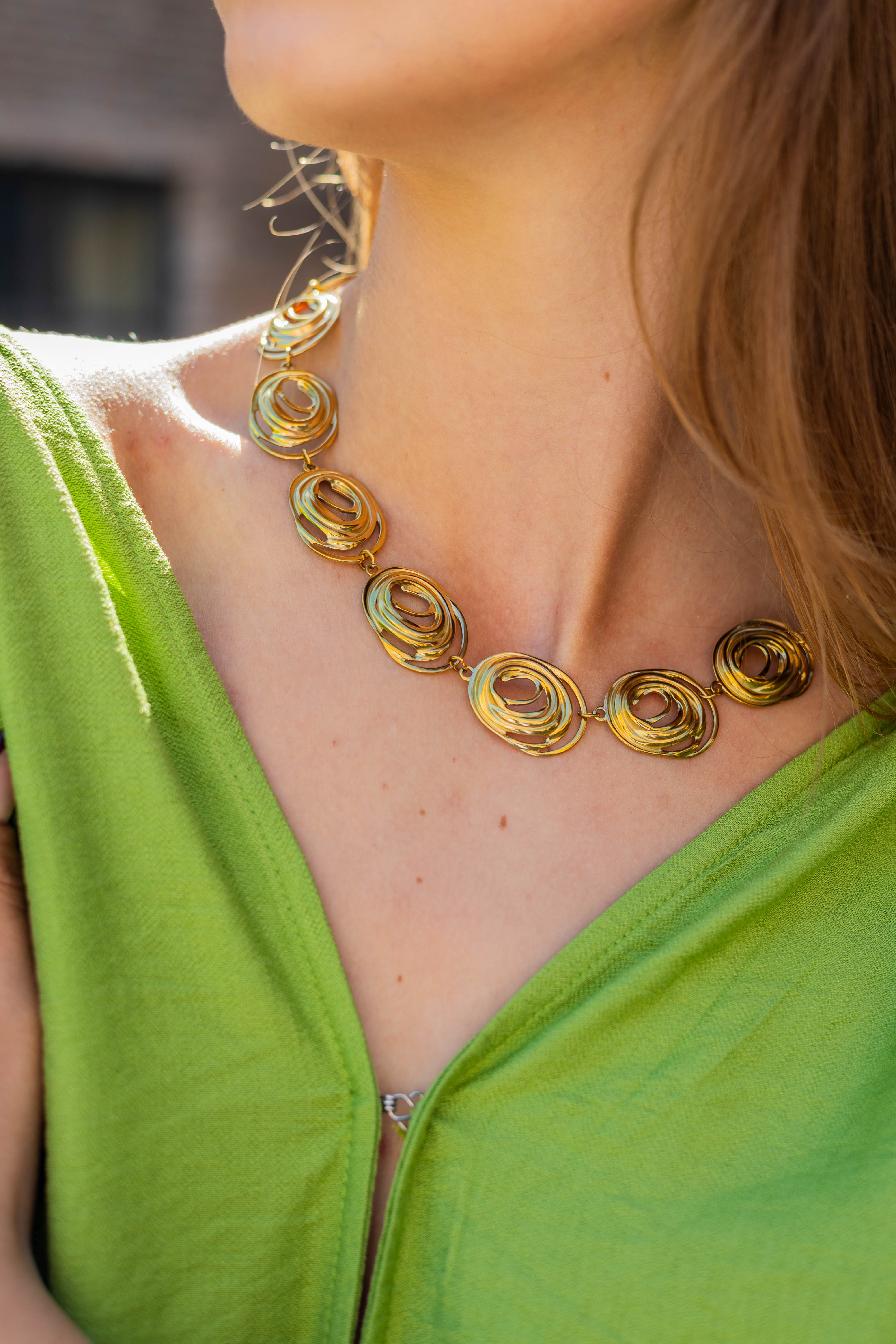 Necklace Inner Circles Gold