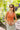 Top Willow Mesh Glitter Orange