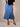Silky Midi Skirt Blue Royal