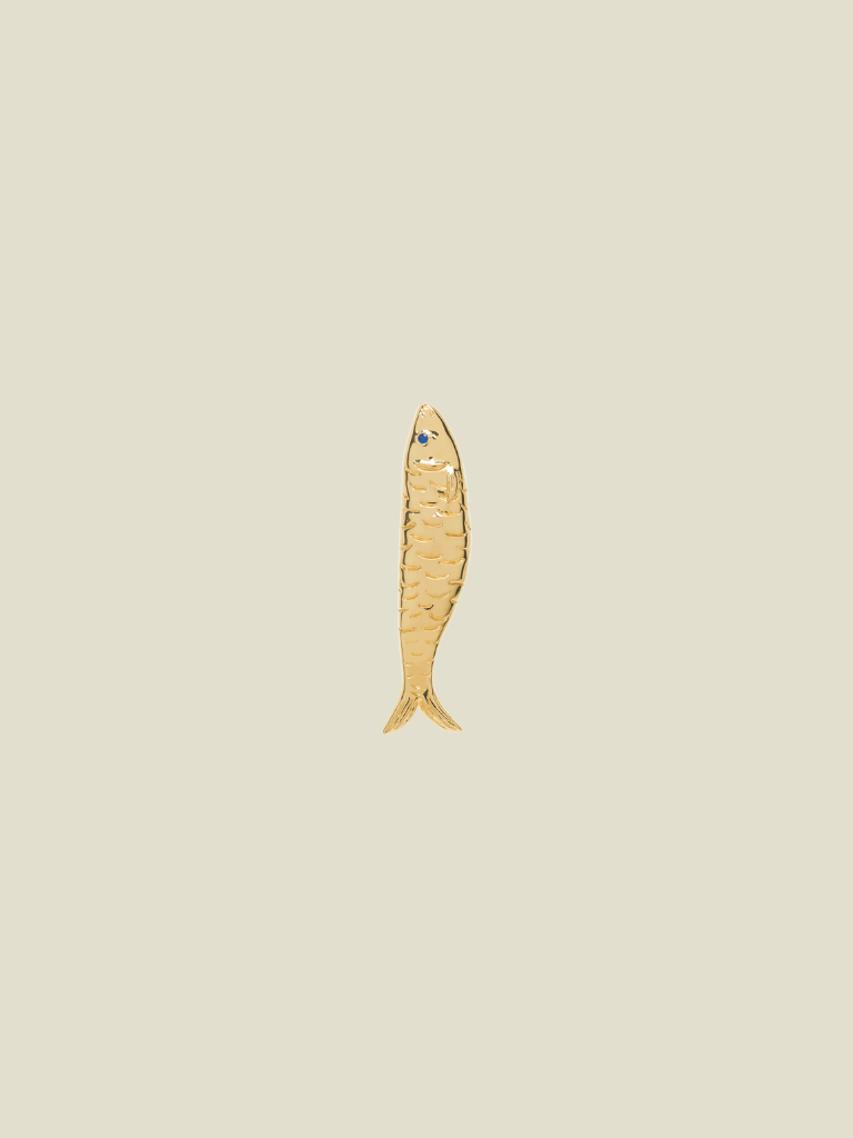 Single Stud Sardine Gold