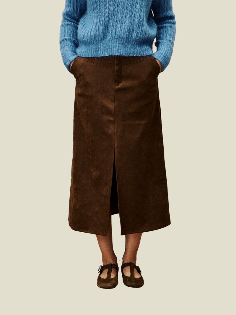 Skirt Glaieul Marron Glaze