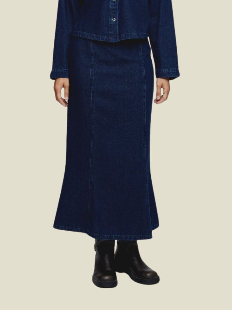 Skirt Oliva Elena Dark Blue Wash