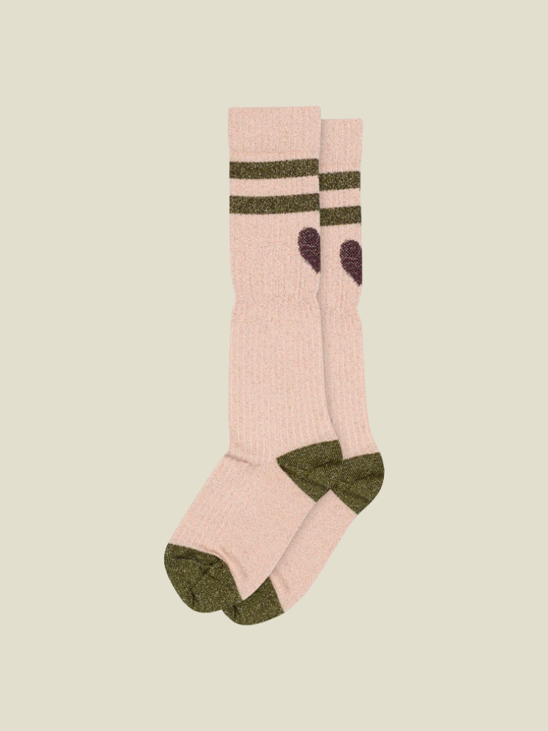Knee Socks Elga Glitter Rose Dust