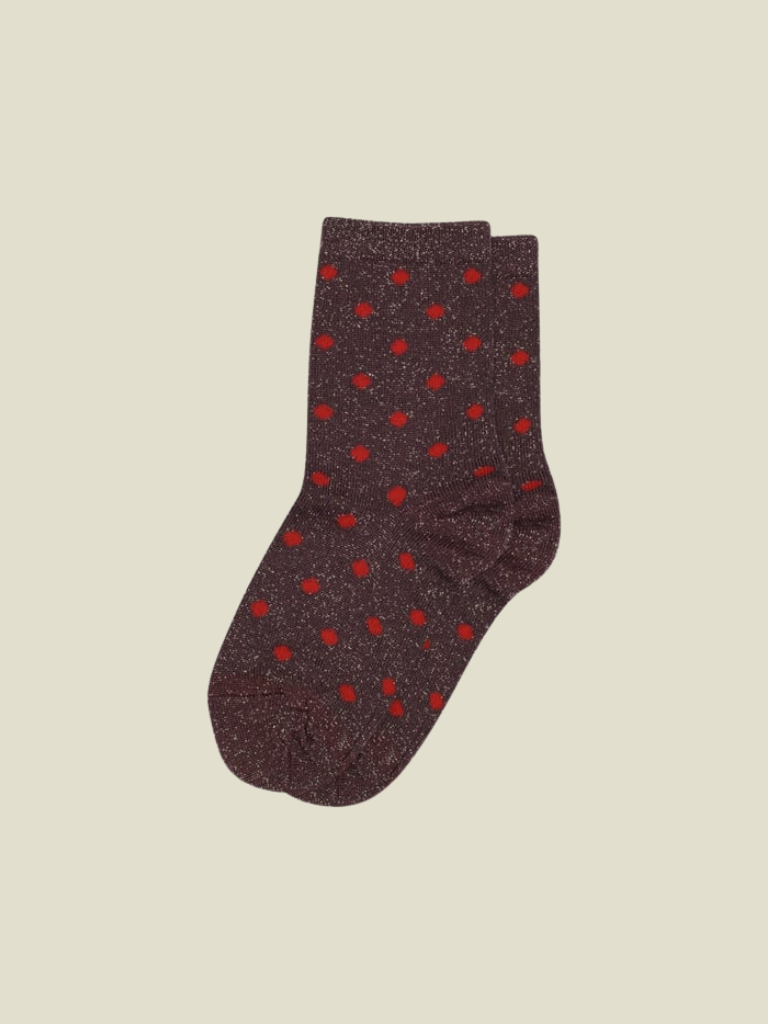 Socks Irma Glitter Grape Skin Kids