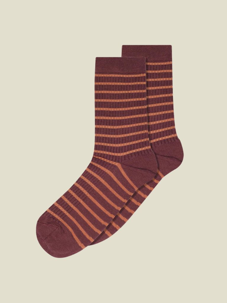 Socks Lydia Copper Brown