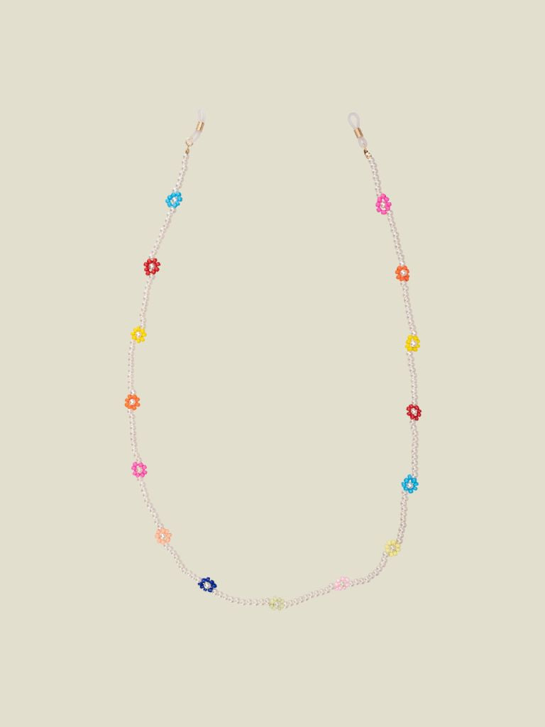 Sunglass Cord Multi Flowers