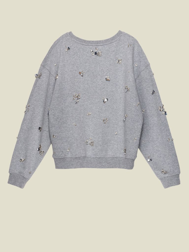 Sweater Swen Fleece Grey Light