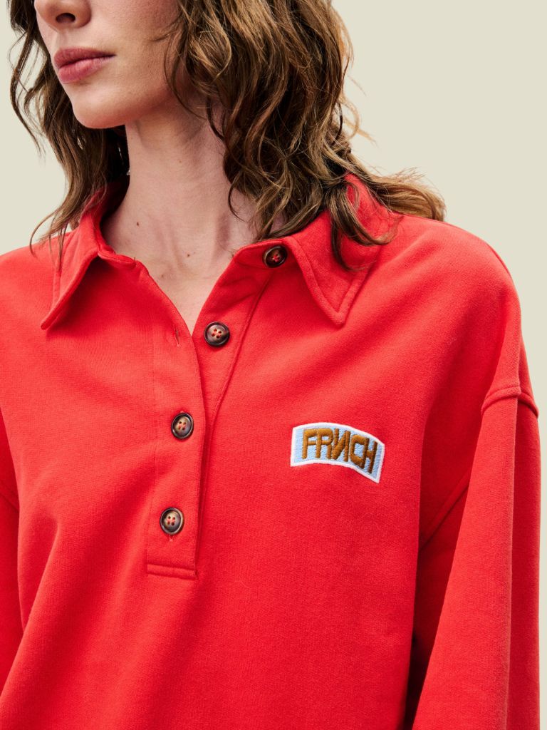 Sweatshirt Tulipe Rouge