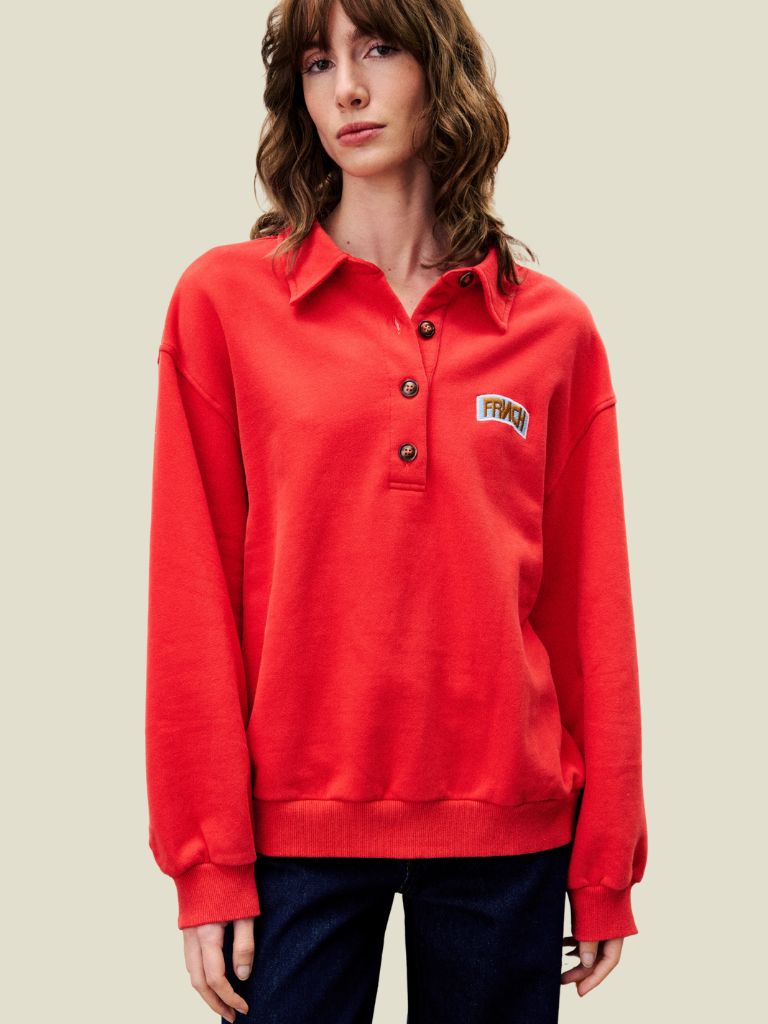 Sweatshirt Tulipe Rouge