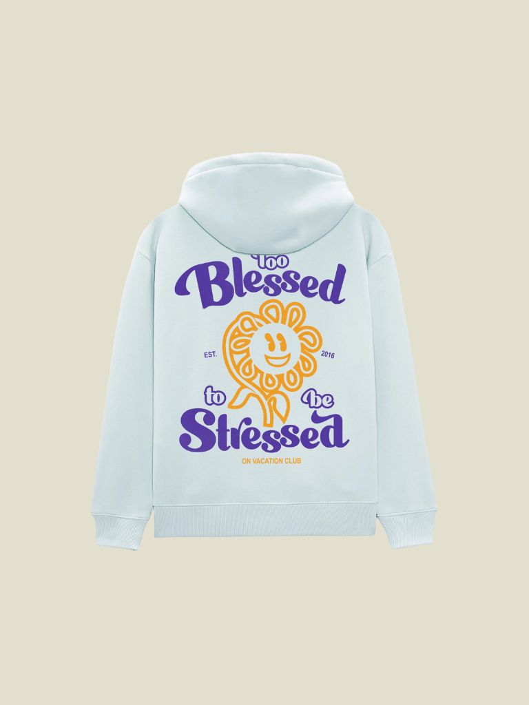 Hoodie Too Blessed To Be Stressed
