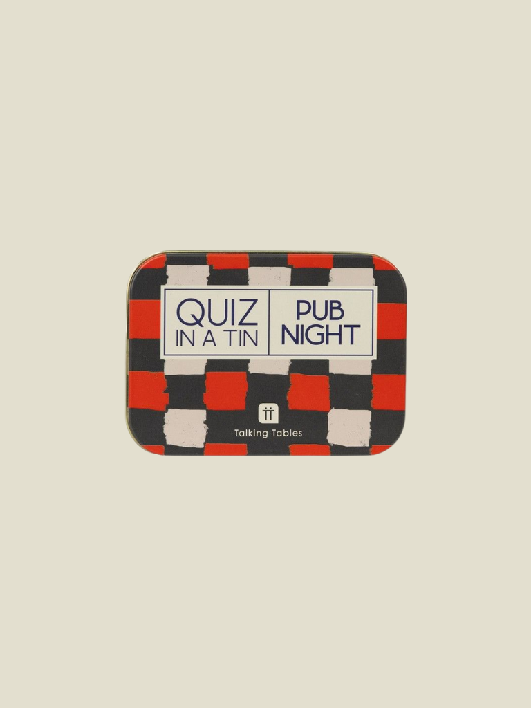 Quiz In A Tin Pub Night