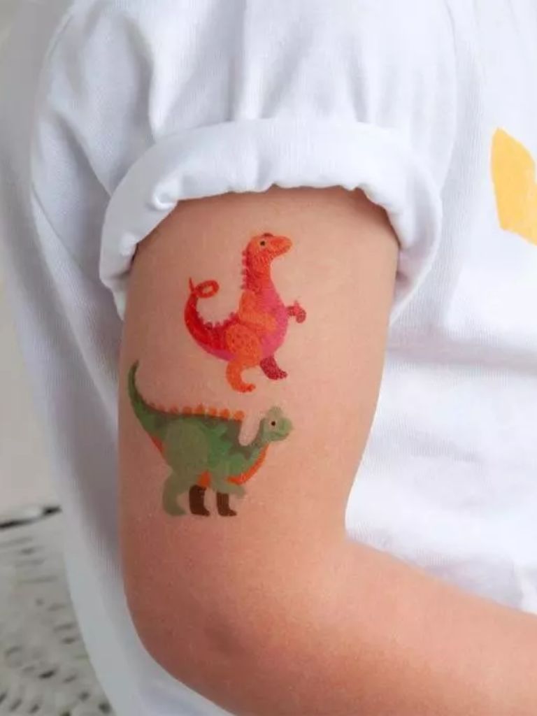 Tattoo Set Kids Baby Dinosaurs