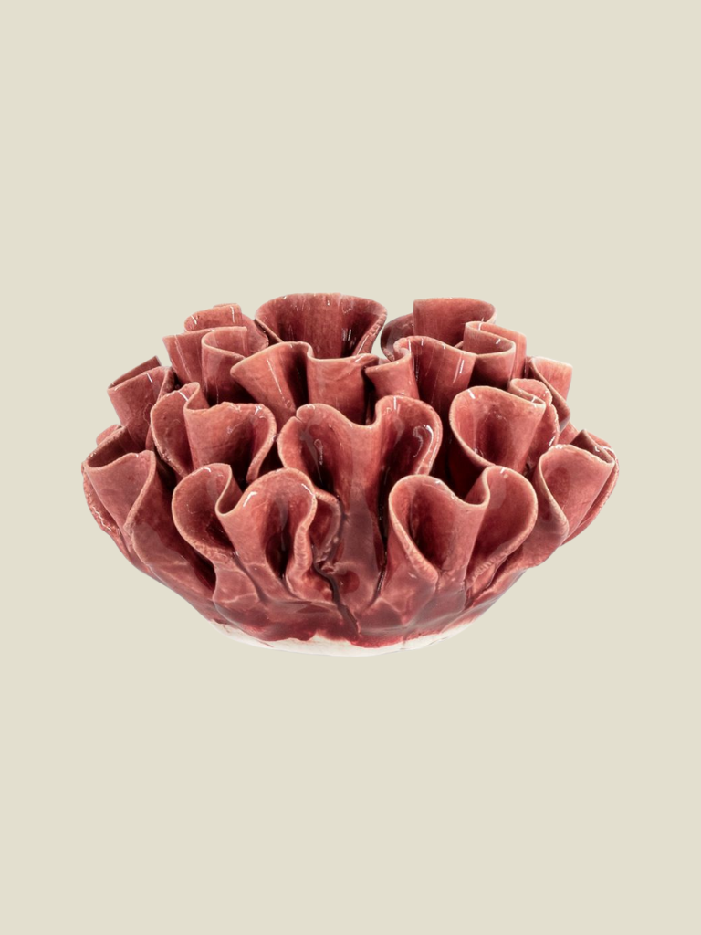 Tea Light Holder Spores Pink