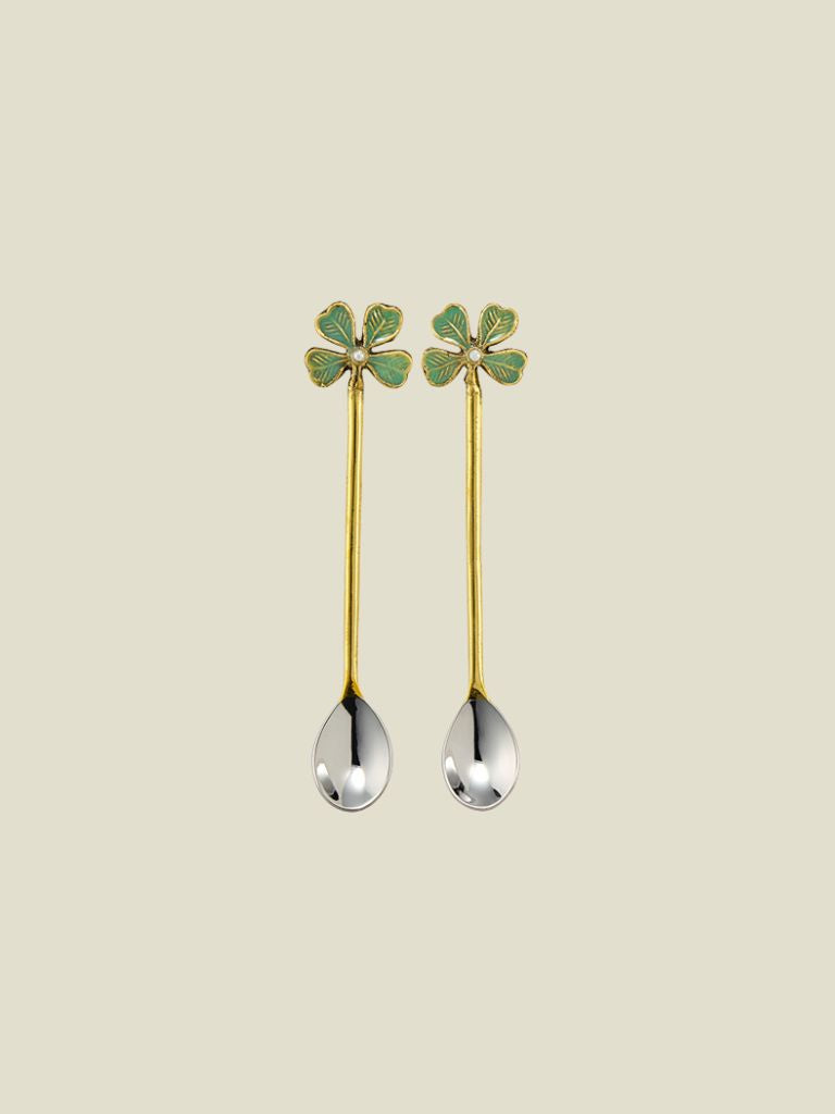 Teaspoon Set Lucky Clover