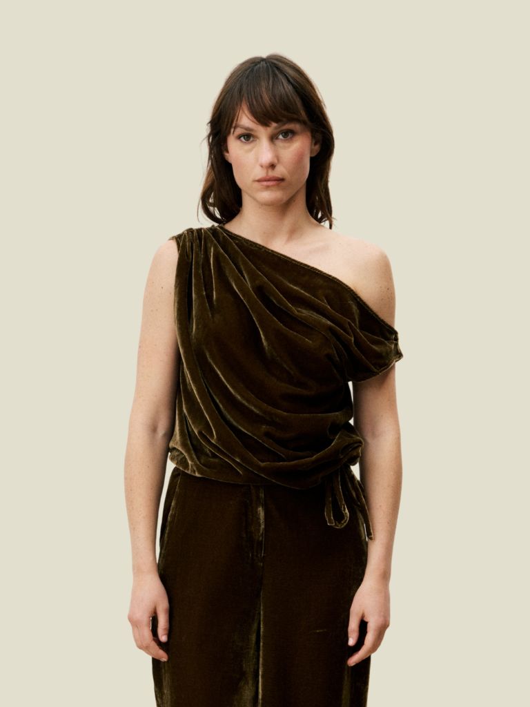 Top Anita Marron Glace