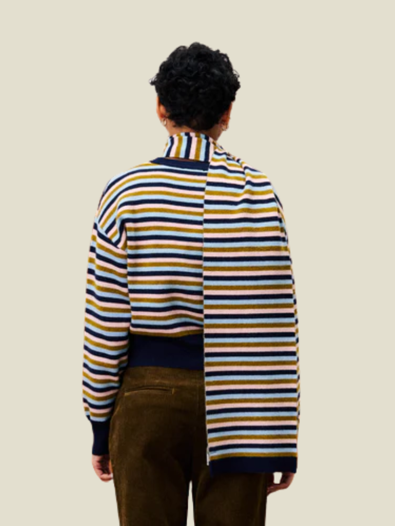 Scarf Tonkinois Blue Marine