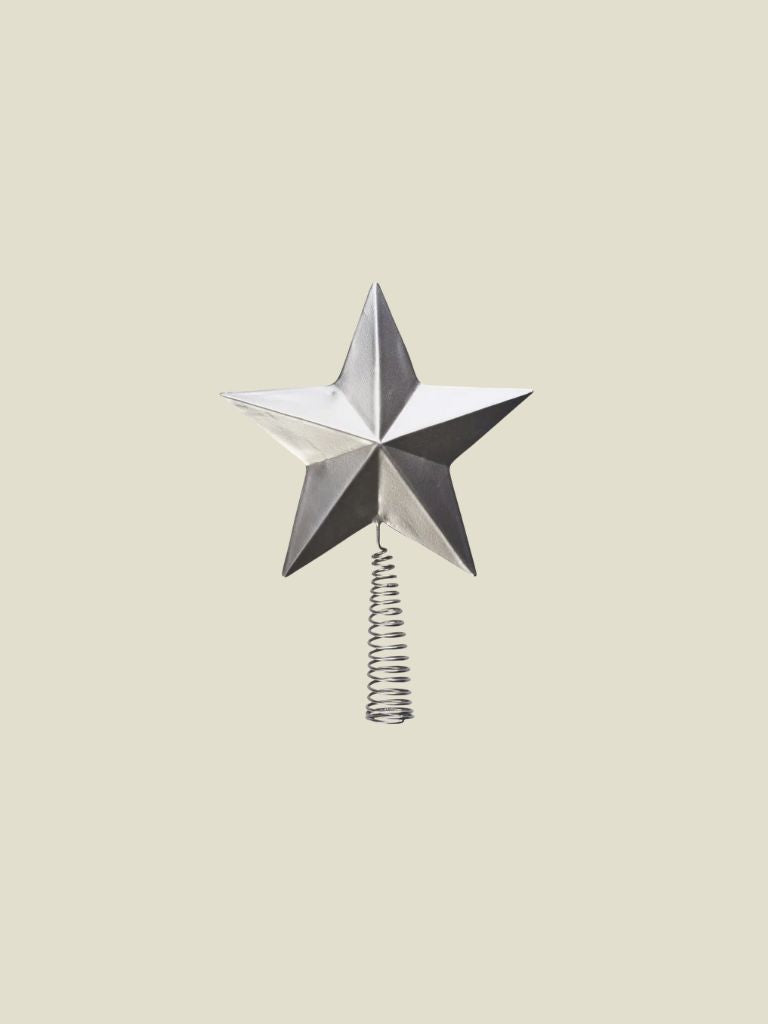 Tree Topper Star Silver