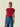 Tshirt Zaira Red Embroidered Logo