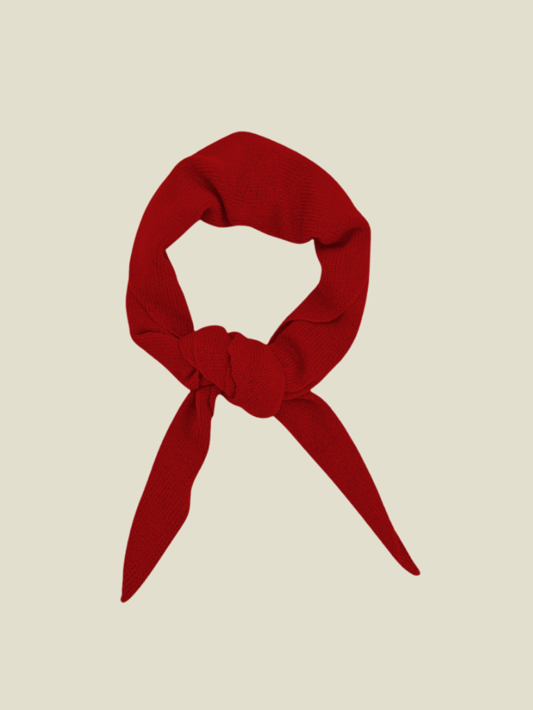 Scarf Valentina Wool Red
