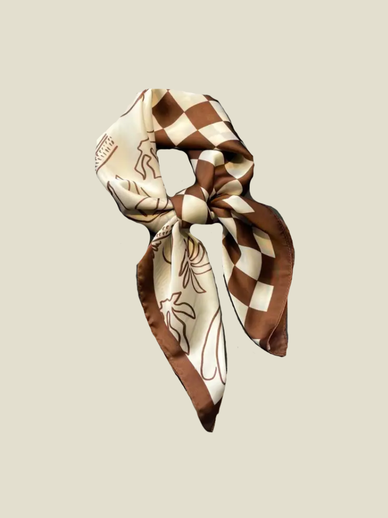 Scarf Valerie Brown Check