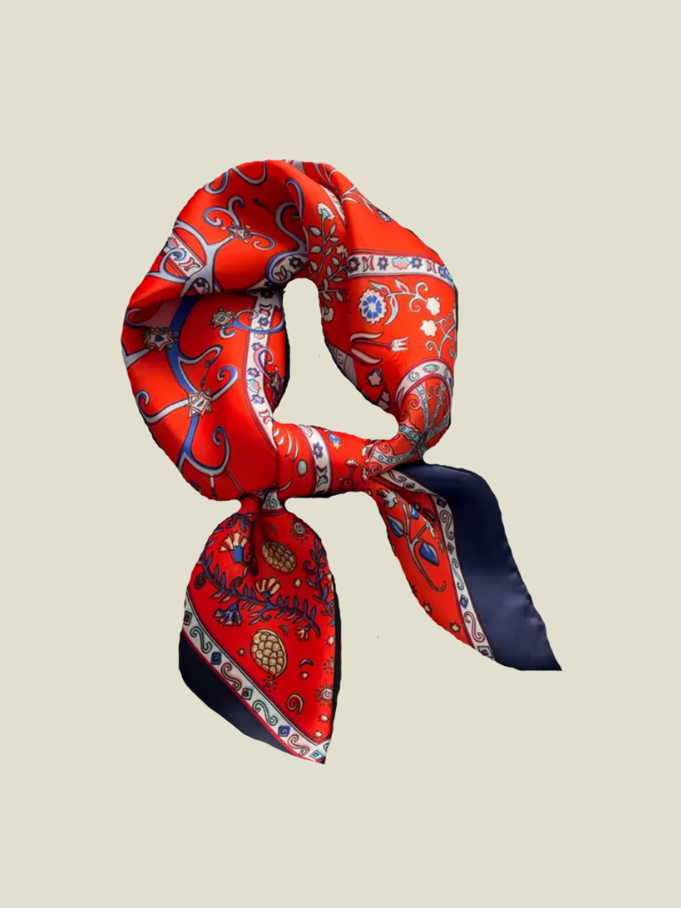 Scarf Valerie Red and Navy