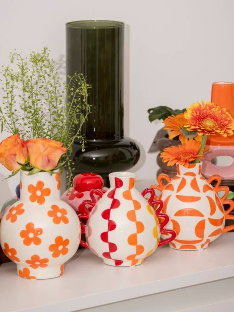 Vase Gaspar Dancing Daisies