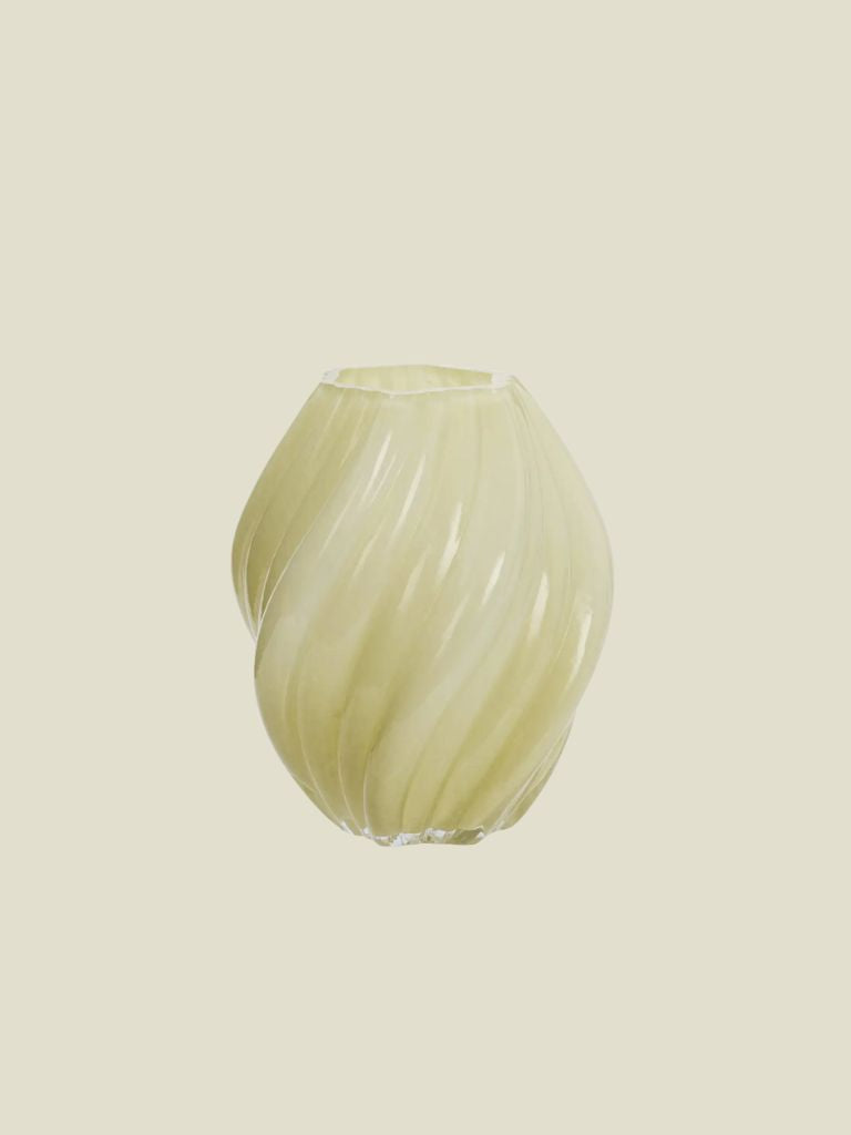 Vase Glass Honey