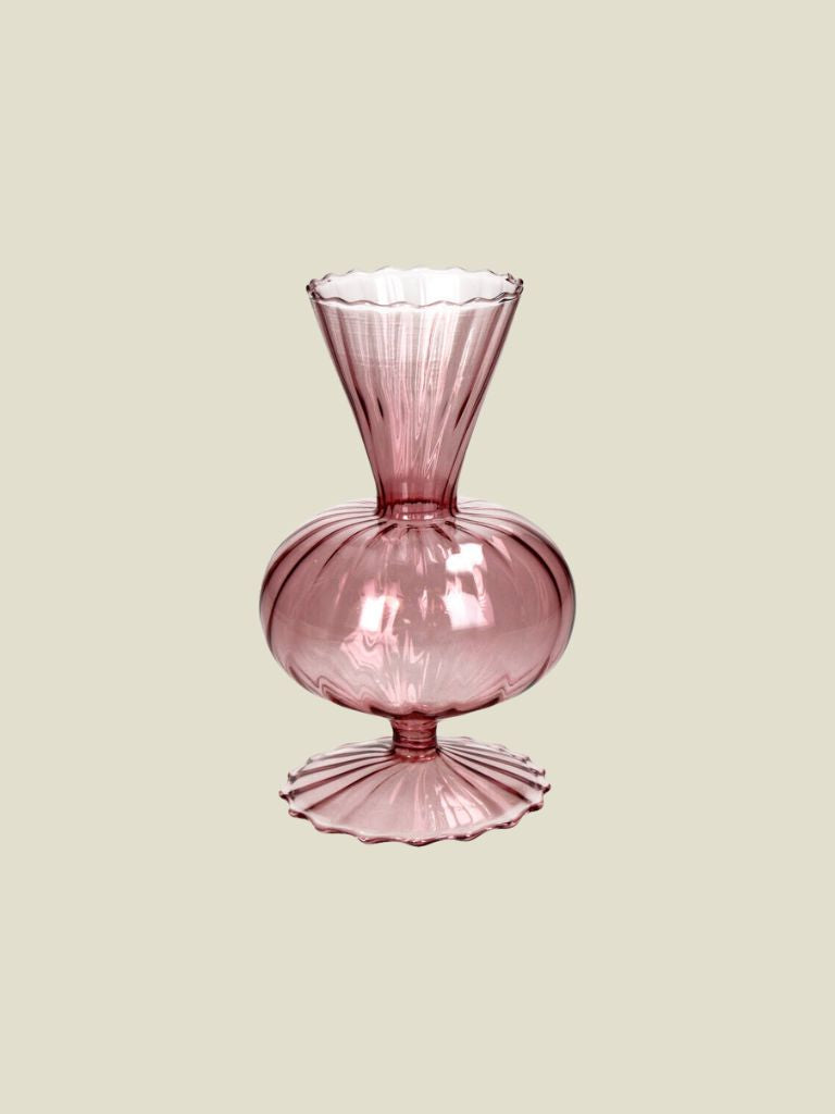 Vase Kheen Glass Rose