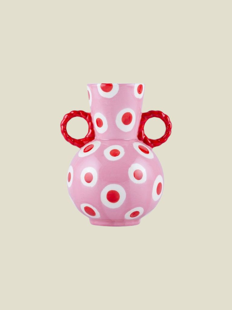 Vase Rosalia Dancing Dots