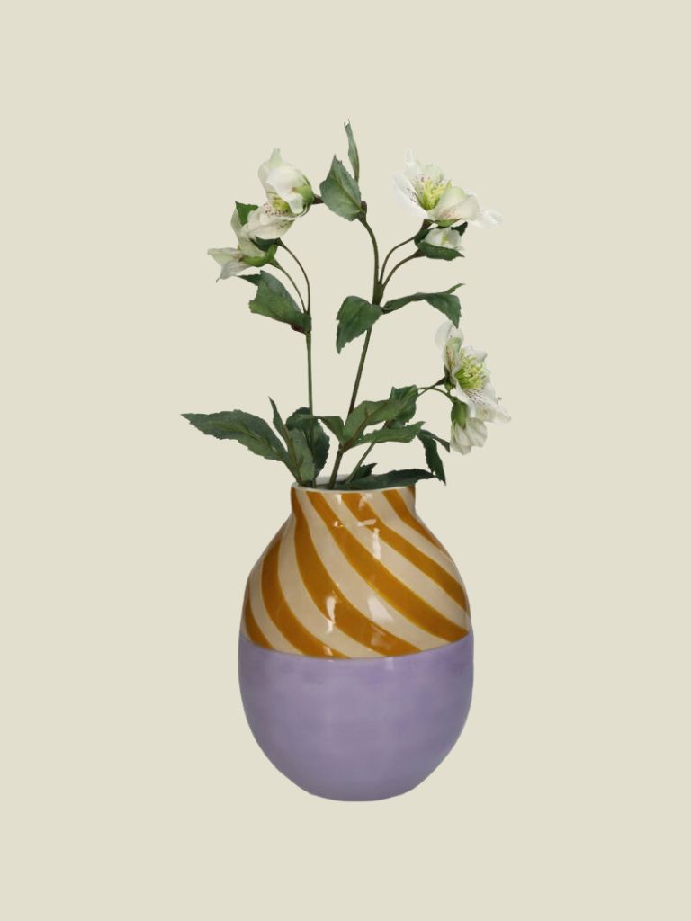 Vase Stripe Duo Lilac