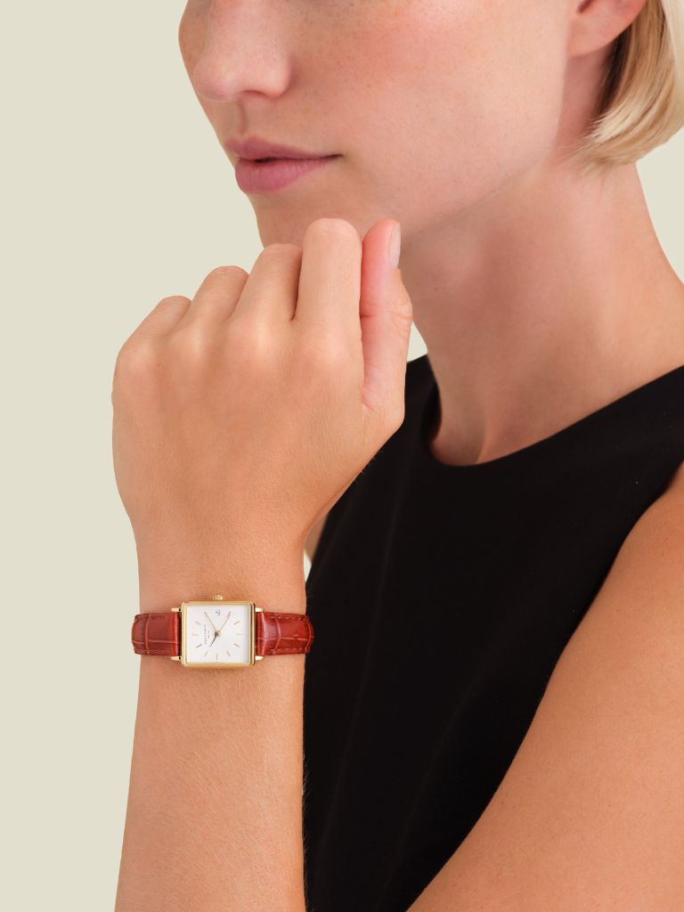Watch Boxy XS Croco Leather Gold