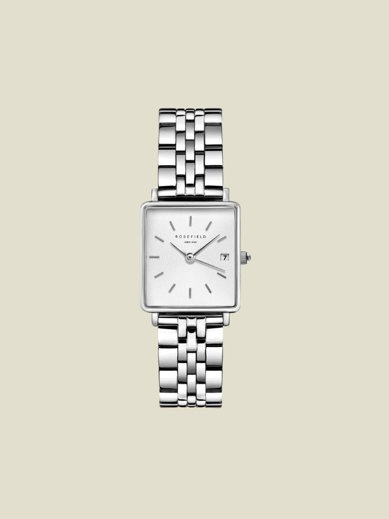 Watch Boxy XS White Sunray Silver