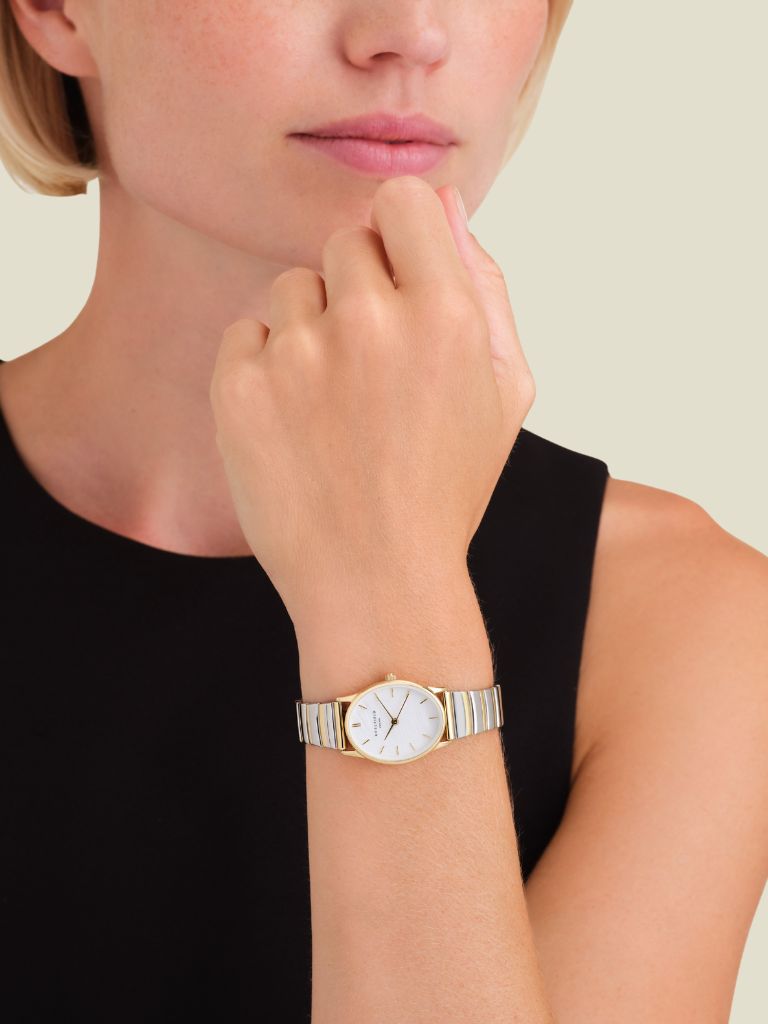 Watch Oval Half Moon Pearl Duotone