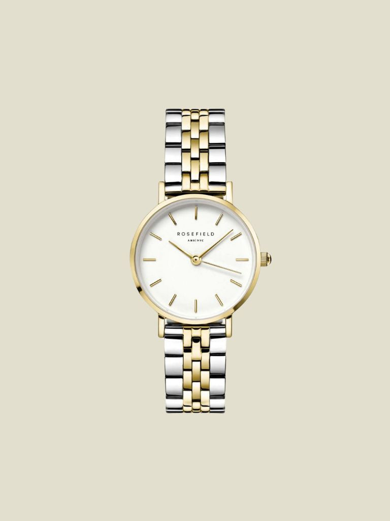 Watch Small White Matte Duotone