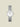 Watch Small White Pearl Mesh Silver