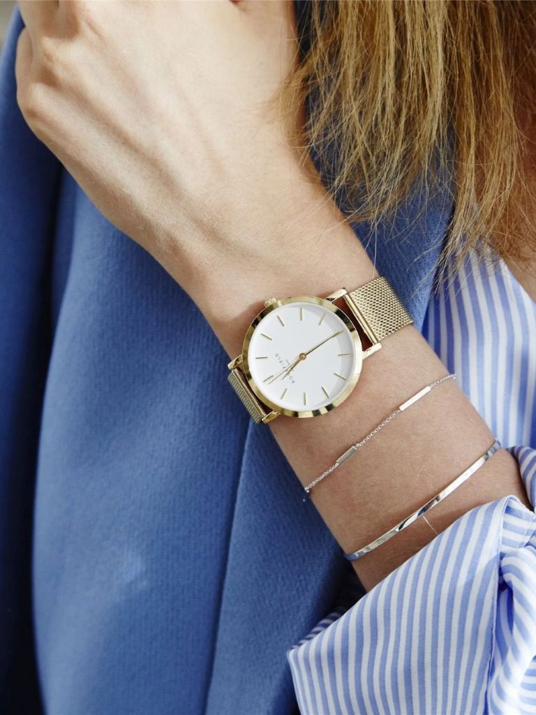 Watch Tribeca White Matte Gold