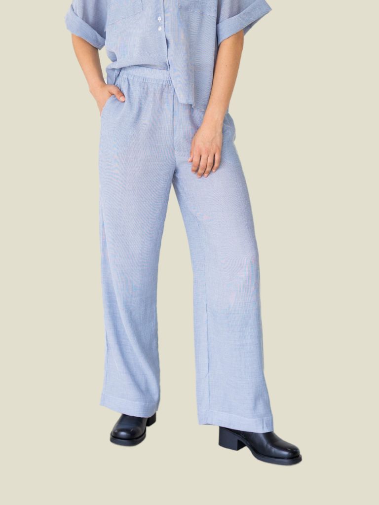 Pants Kinley HW Oceana White
