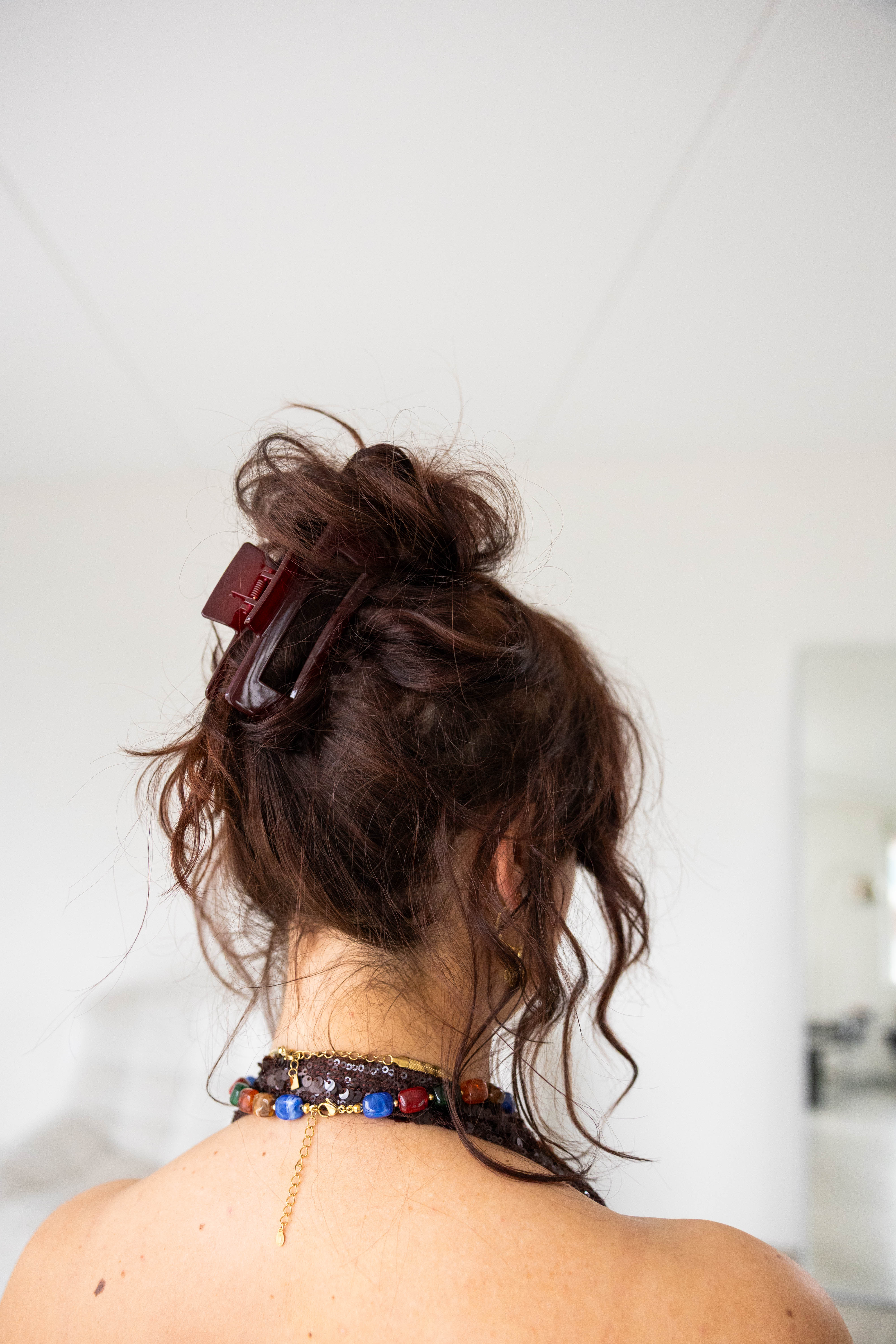 Hair Clip Big Bordeaux