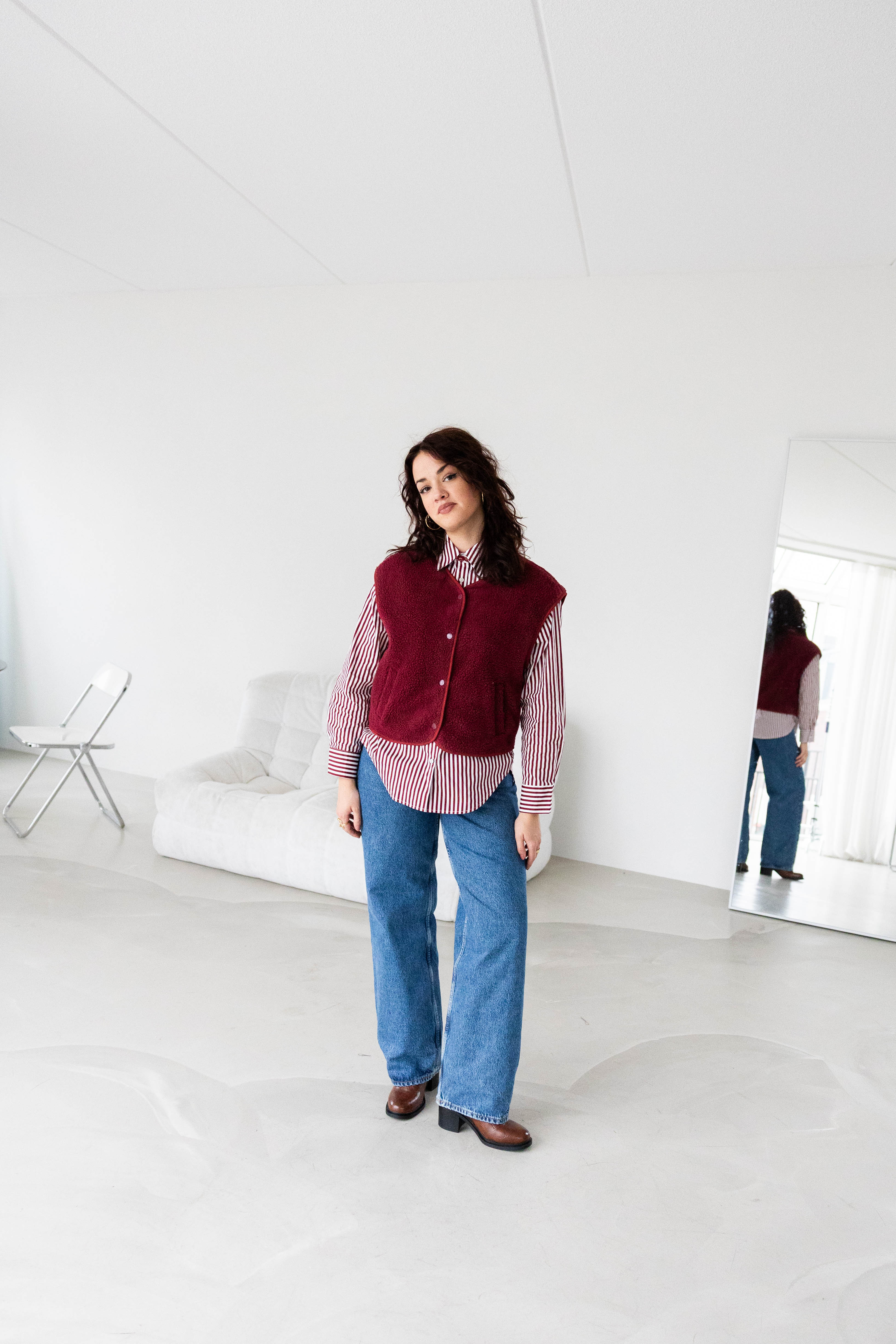 Gilet Marly Bordeaux