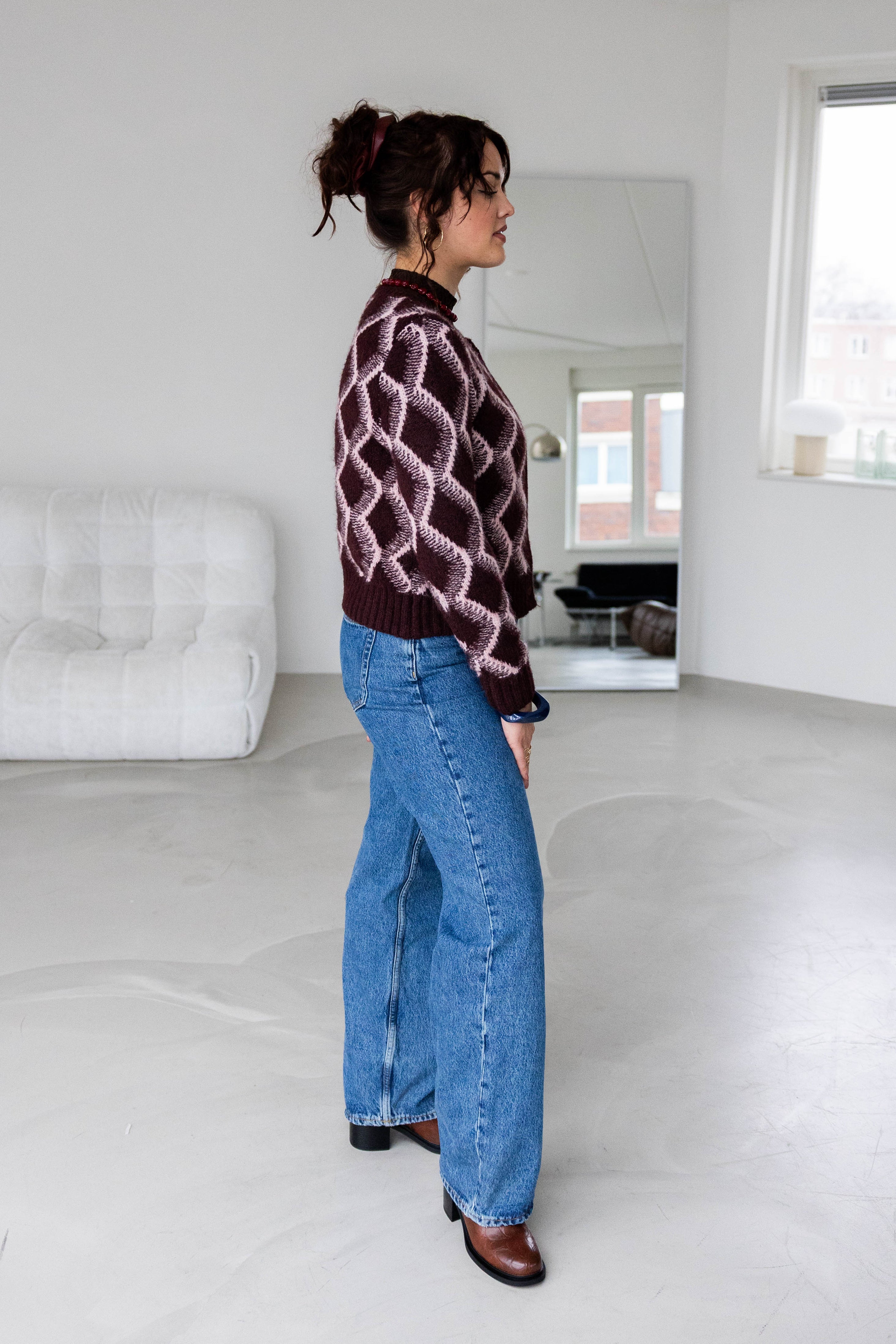 Cardigan Dahlia Bordeaux