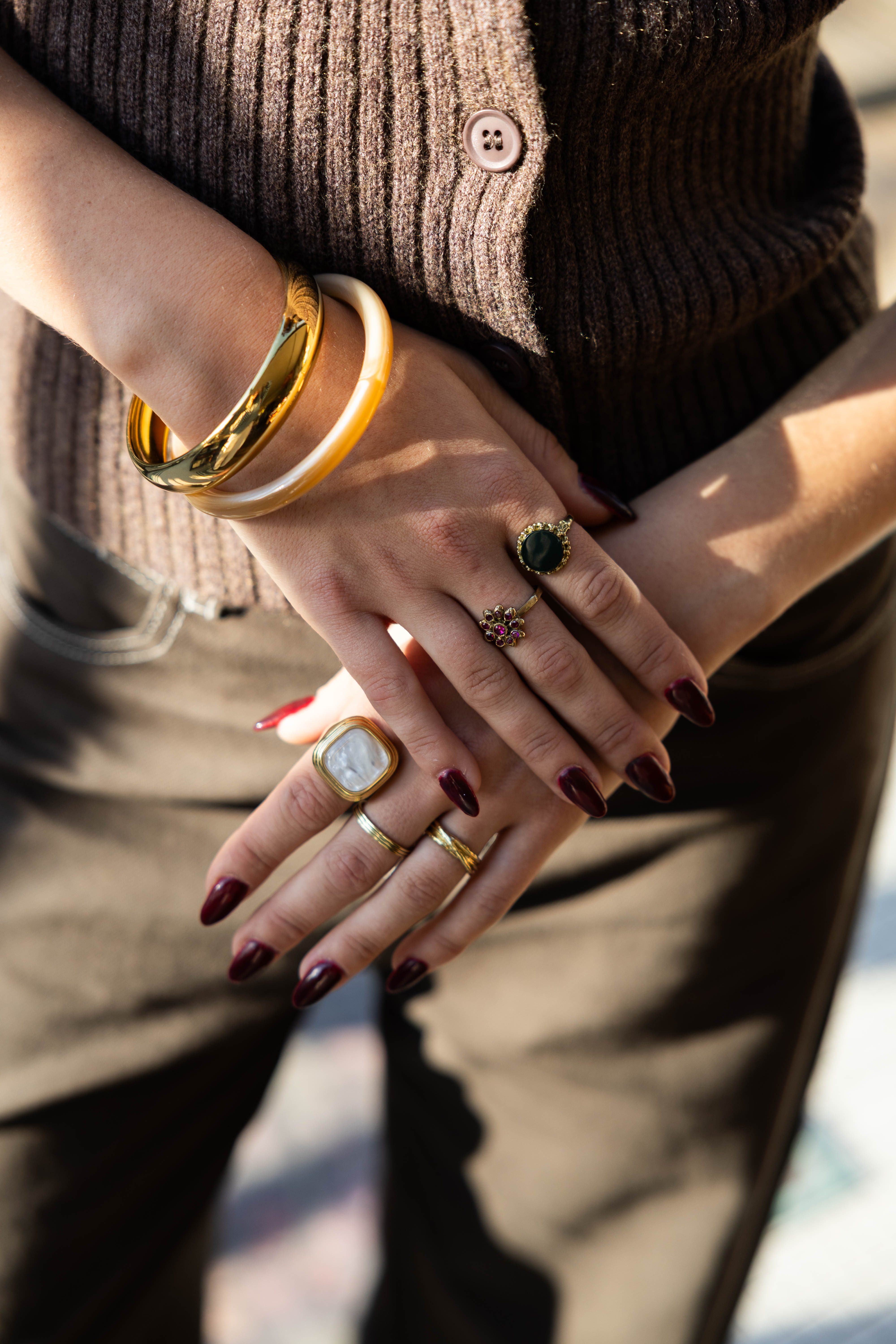 Ring Bold Twisted Brass