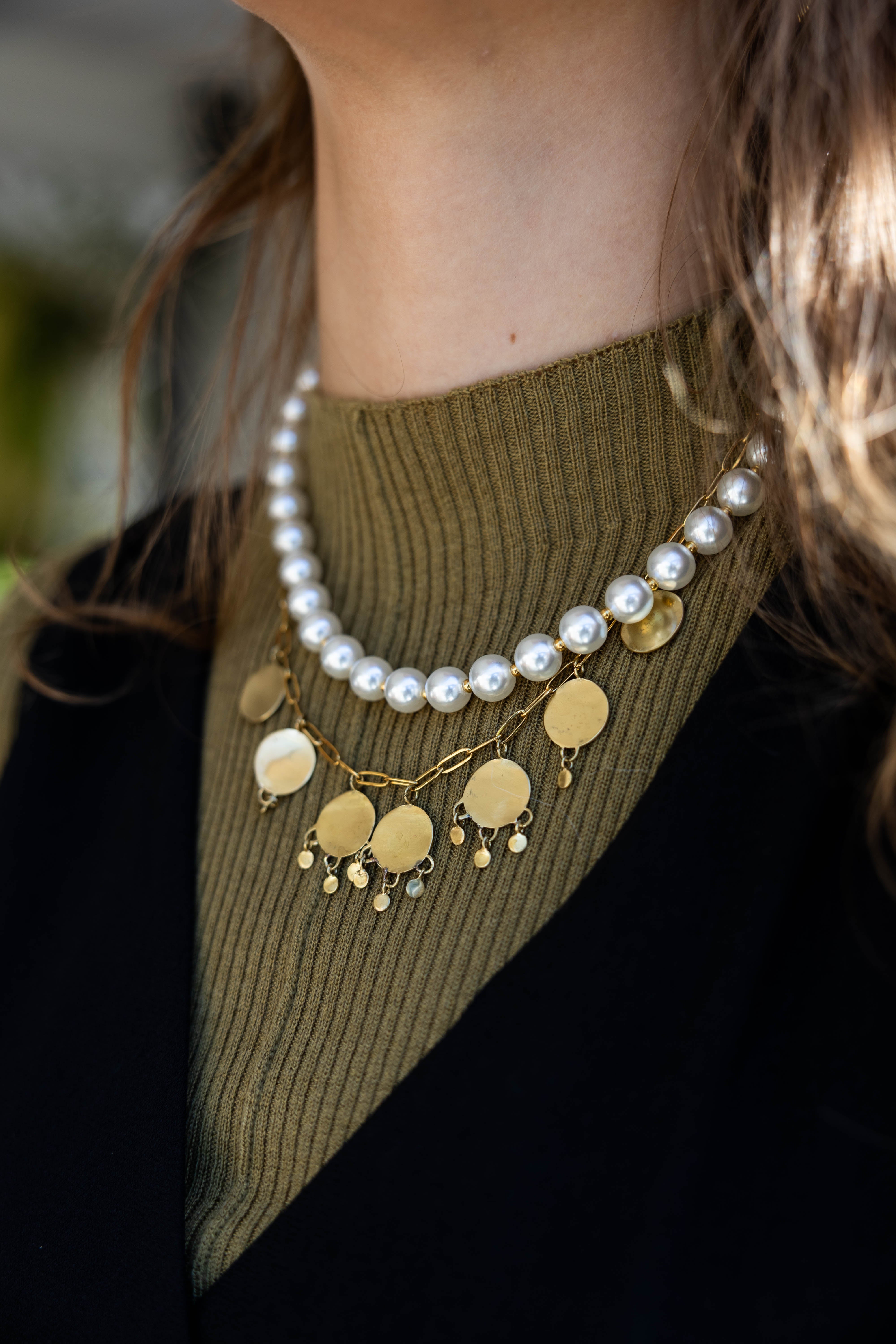 Necklace Vintage Vibe Pearls